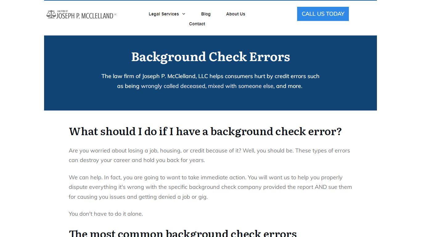 Background Check Errors - Can You Sue? - jacksonlaws.com